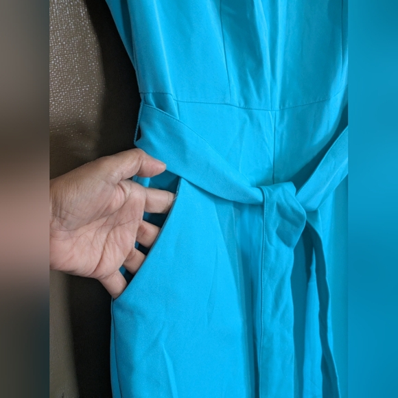 Ruffled Sleeves Jumpsuit, Size Small - Picture 5 of 11